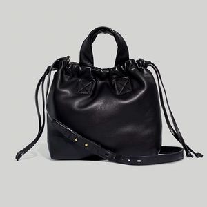 Madewell Piazza Crossbody Bag- Black Leather NWOT